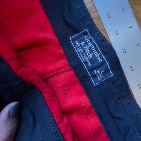 Abercrombie & Fitch Red Joggers! - Picture 7 of 12